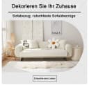 TUWENA Sofabezug für L-Form/U-Form/Ecksofa Samt Bild 1