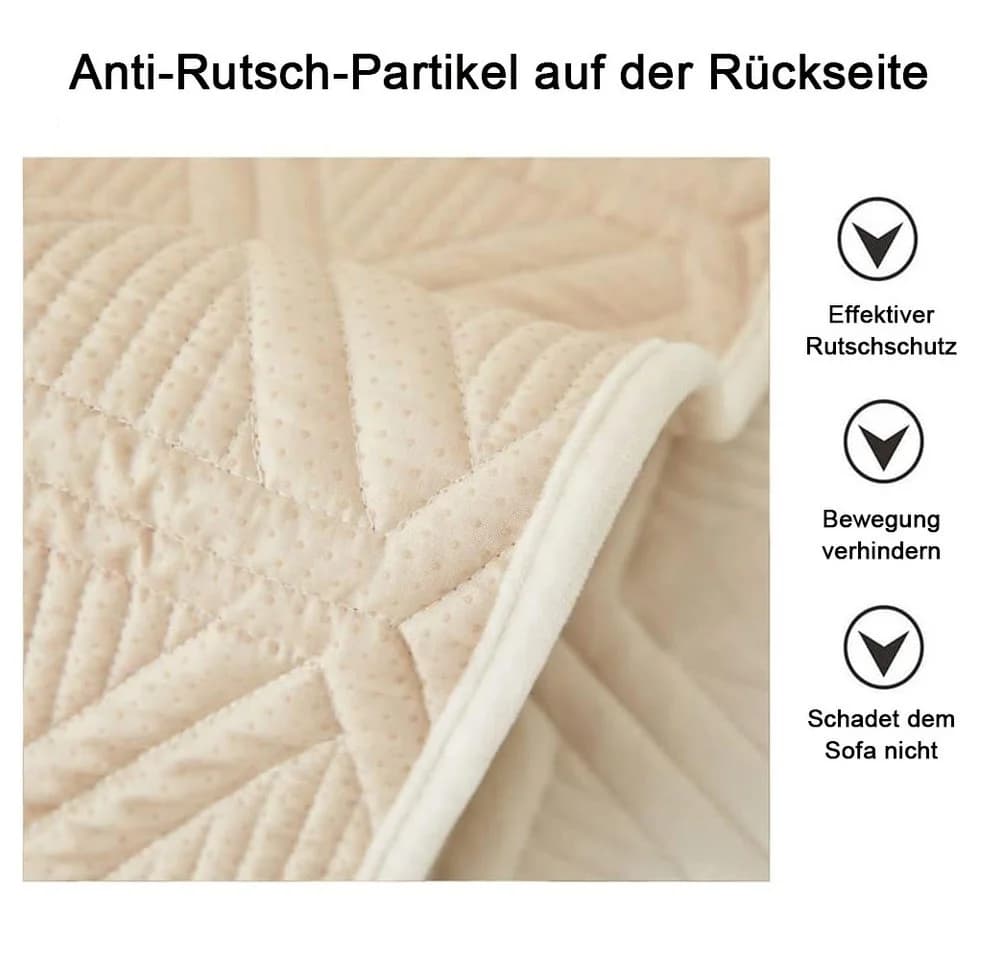 TUWENA Sofabezug für L-Form/U-Form/Ecksofa Samt - Bild 4