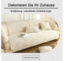 TUWENA Sofabezug für L-/U-Form & Ecksofas Samt Bild 1