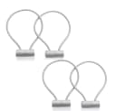 TUWENA Magnetische Raffhalter 4 St Silbergrau Modern Bild 2