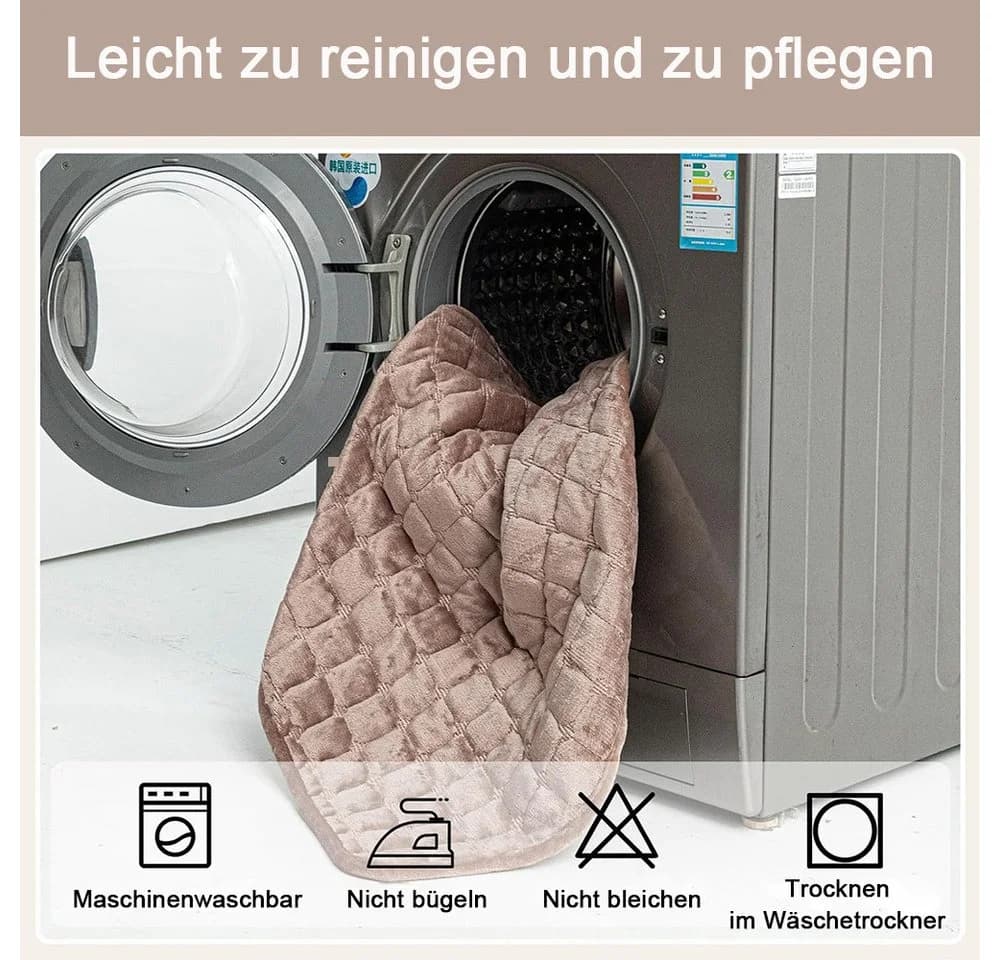 TUWENA Plüsch Sofabezug Rutschfest Waschbar 70-110cm - Bild 5