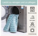TUWENA Plüsch-Sofabezug Waschbar Rutschfest Kunstfaser Bild 5