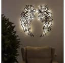 AFKSMILE LED Engelsflügel Wanddeko Metall Wandskulptur Bild 3