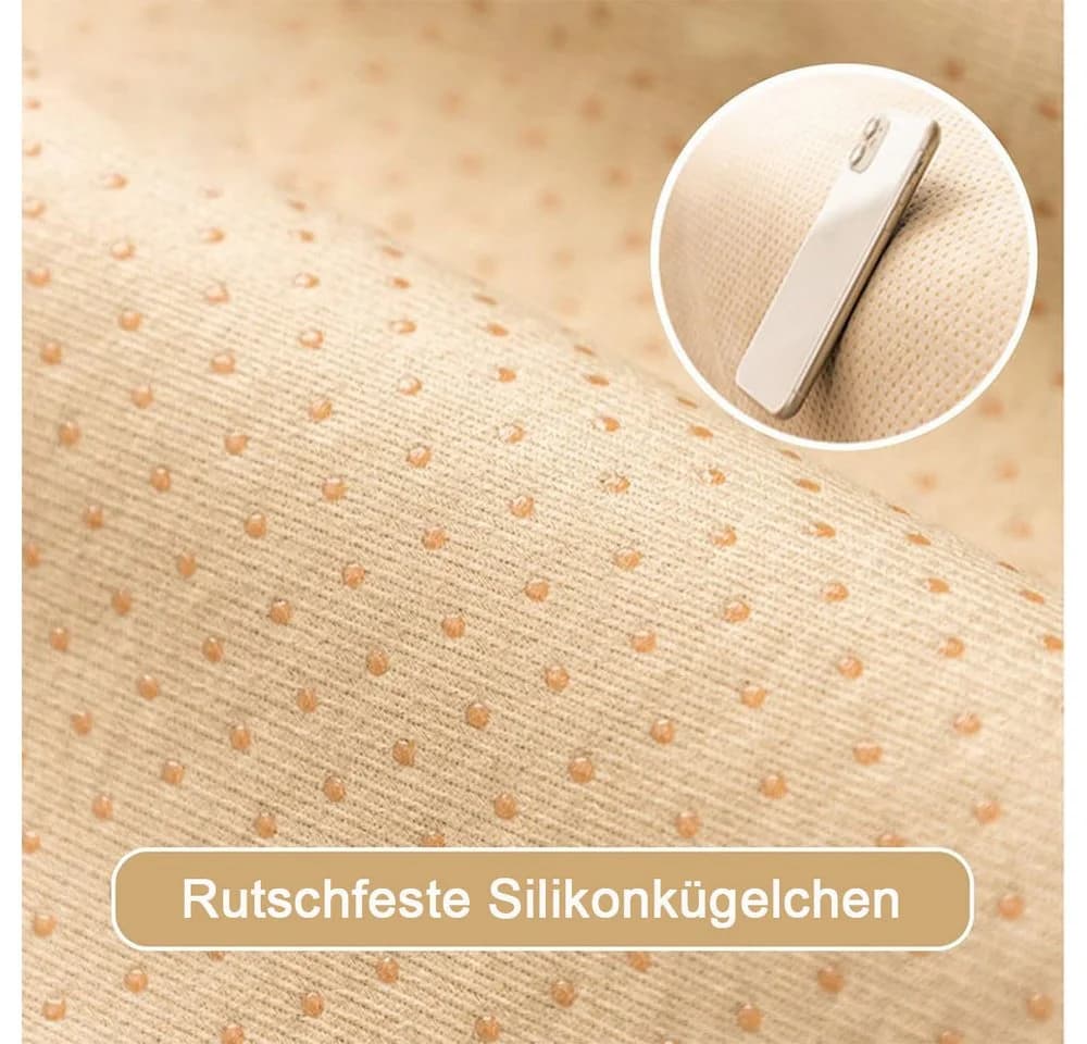 TUWENA Sofabezug Chenille Rutschfest für 1/2/3/4-Sitzer L-förmig - Bild 3