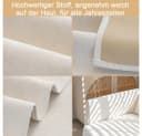 TUWENA Sofabezug Chenille Rutschfest für 1/2/3/4-Sitzer L-förmig Bild 5