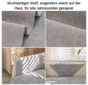TUWENA Sofabezug Chenille Grau Rutschfest Bild 4