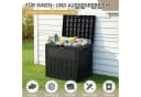 LALAHO Gartenbox Wasserdicht 126L Kunststoff-Aufbewahrungsbox Bild 4