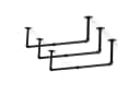 Clanmacy Kleiderstange 3 St. 92cm Wandgarderobe Bild 2