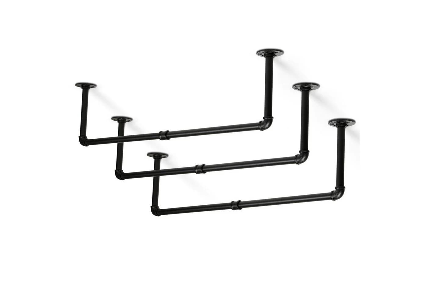 Clanmacy Kleiderstange 3 St. 92cm Wandgarderobe - Bild 2