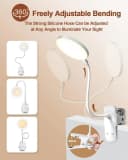 FELIXLEO LED Klemmlampe Dimmbar 36 LEDs Weiß Bild 5