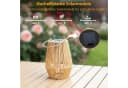 FELIXLEO LED Laterne 2er Set Solar Rattan Hängeleuchte IP65 Bild 4