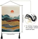 FELIXLEO Wandteppich 2er-Pack Berg Wald Landschaftsdruck Bild 5