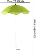FELIXLEO Pflanzenschirm Sonnenschutz UV-beständig höhenverstellbar Garten Bild 5
