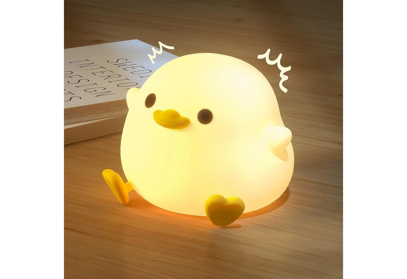 FELIXLEO LED Nachtlicht DoDo Duck Silikon Kinder - Bild 2