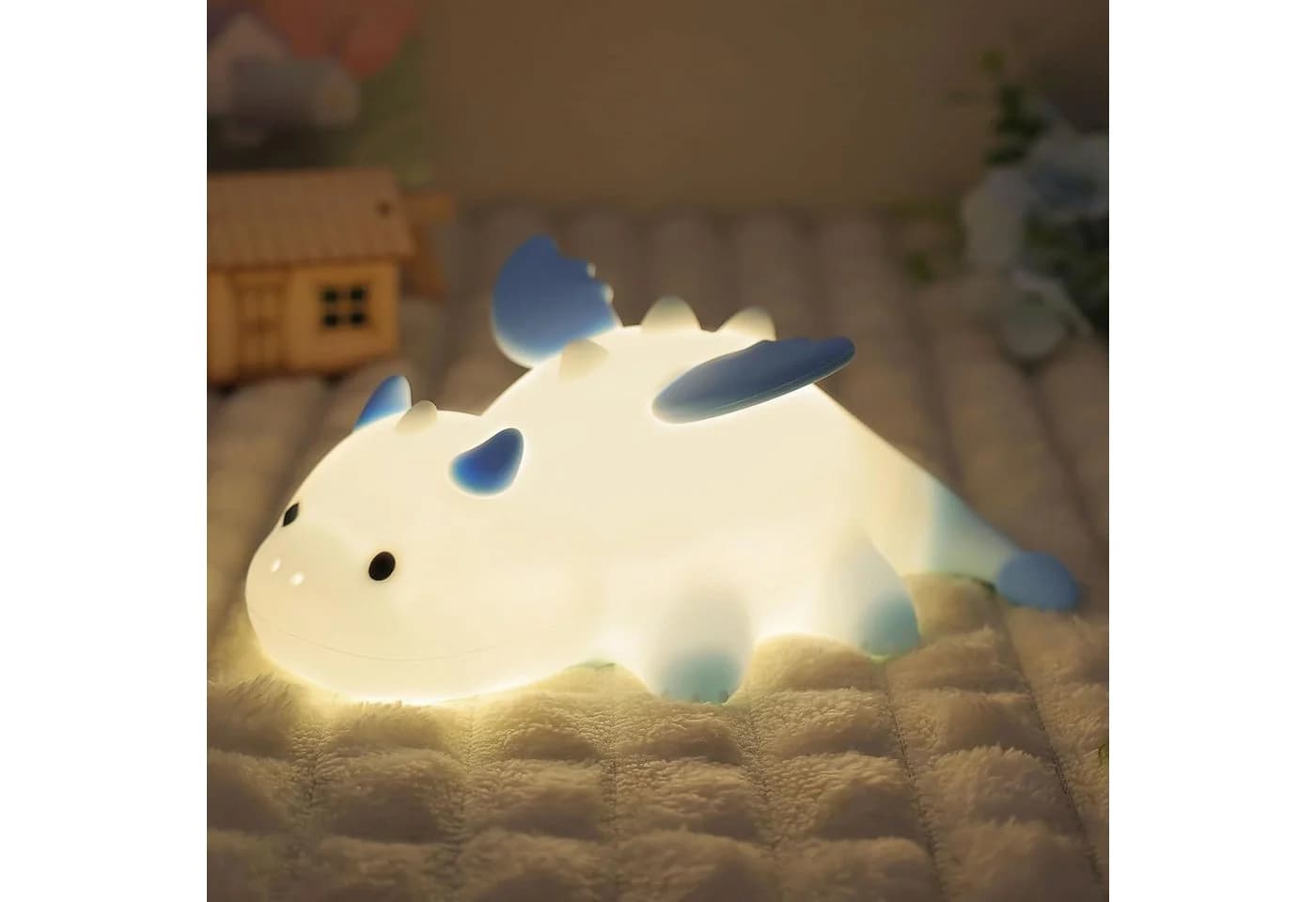 FELIXLEO LED Nachtlicht Drache 8 Farben Silikon Kinderzimmer Lampe - Bild 2