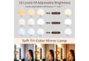 FELIXLEO Schminkspiegel mit 10 LED & 3 Farbmodi Hollywood Spiegelleuchte Bild 1