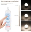 FELIXLEO Schminkspiegel mit 10 LED & 3 Farbmodi Hollywood Spiegelleuchte Bild 4