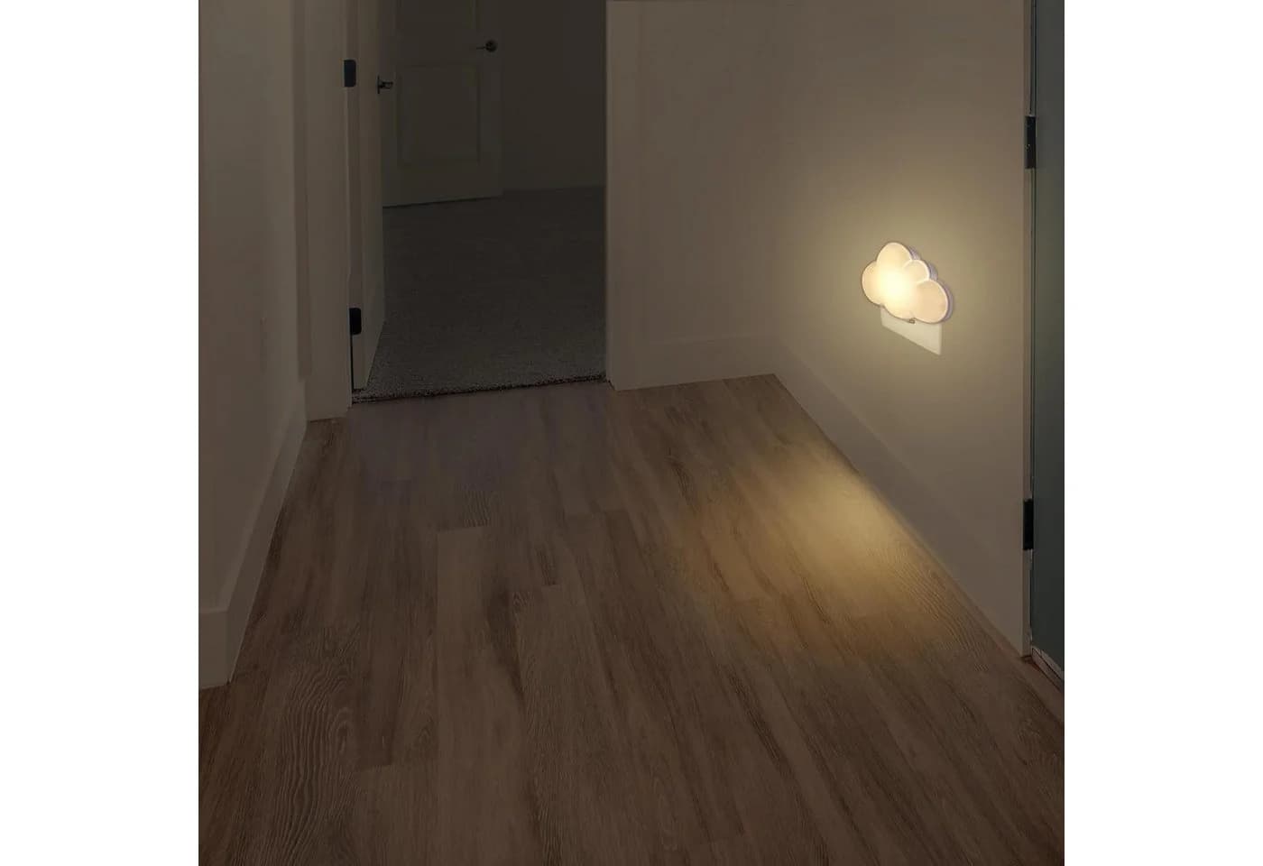 FELIXLEO LED Nachtlicht Steckdose 2er Pack Wolke Weiß Dämmerungssensor - Bild 4
