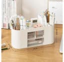 FELIXLEO Stiftehalter Organizer Weiß 10 Fächer mit Schubladen Bild 1