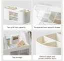 FELIXLEO Stiftehalter Organizer Weiß 10 Fächer mit Schubladen Bild 3