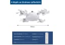 FELIXLEO Deckenventilator mit LED Licht Fernbedienung leise faltbar 60W Bild 3
