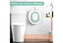 FELIXLEO Faltbarer Badewannensitz Weiß/Grün für Standard-Toiletten Bild 4