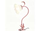 FELIXLEO LED Schreibtischlampe mit Clip, rosa Blume, USB, Klemmlampe Bild 2