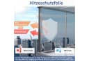 FELIXLEO Spiegelfolie Fenster Sonnenschutz UV Hitzeschutz Silber 2er Set Bild 3