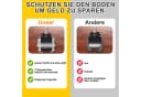 Clanmacy 5x Bürostuhlrollen Schwarz 11x22mm Leise Bodenschonend Bild 3