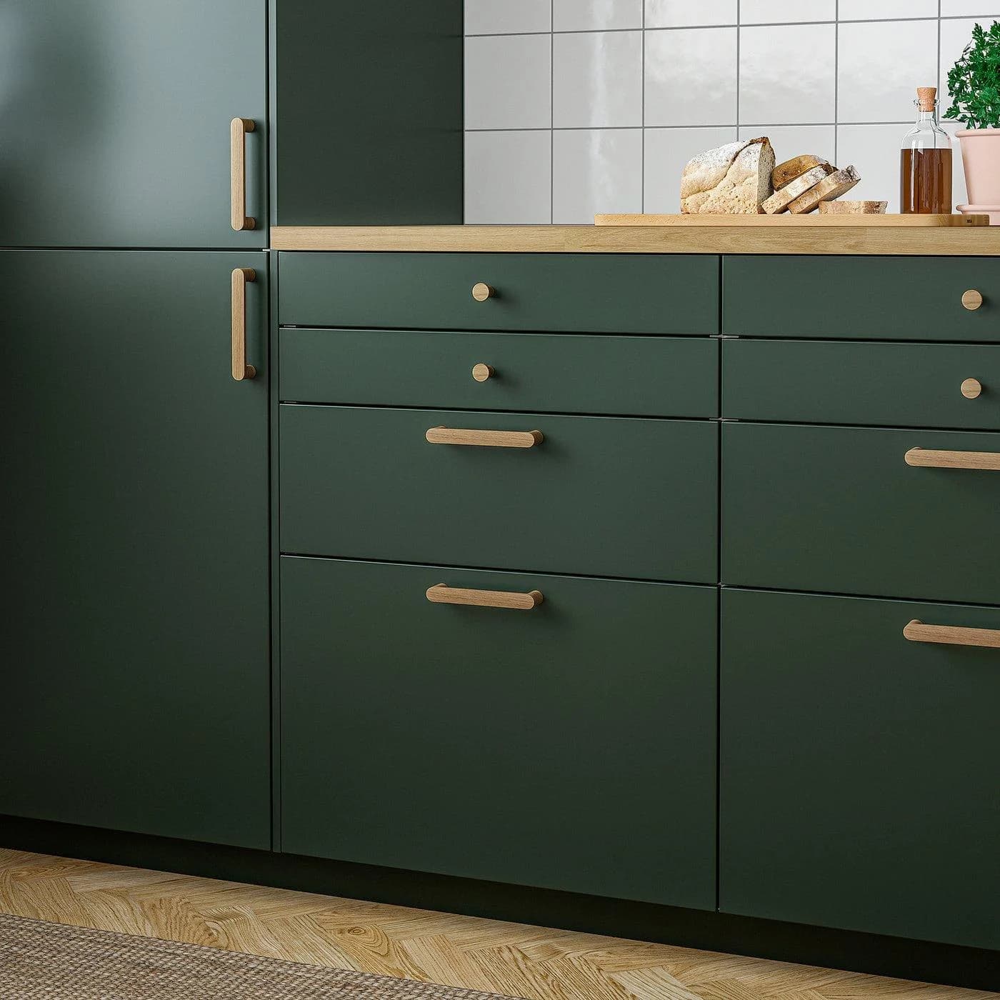 IKEA HAMPHULT Griff massiv Eiche Braun