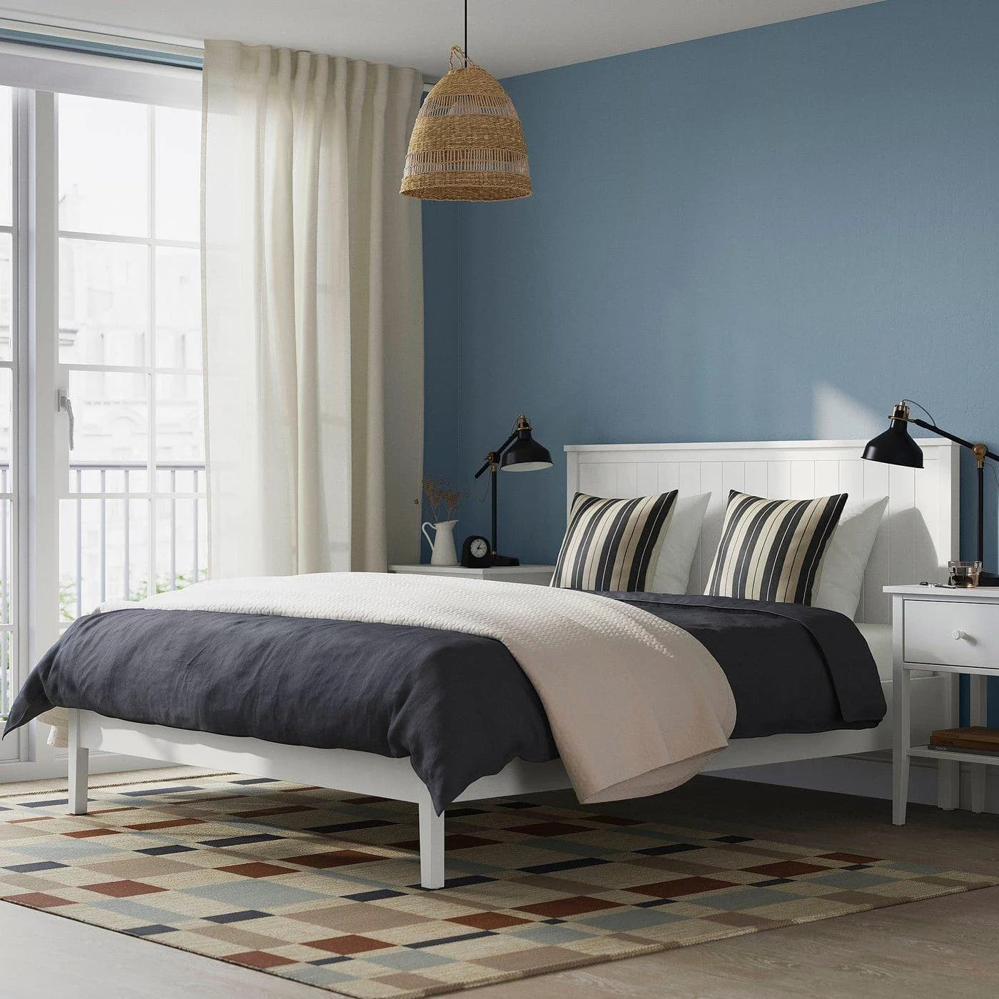 IKEA GULLABERG Schlafzimmermöbel 3er-Set Weiß