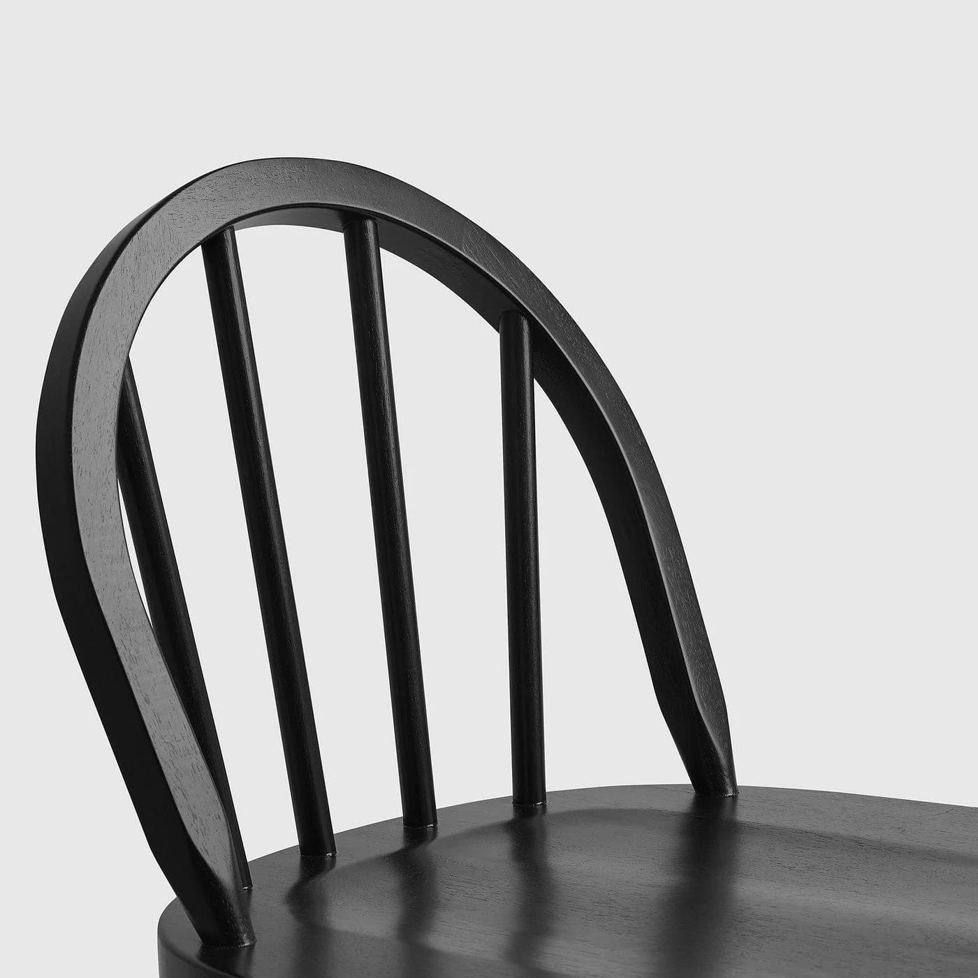 IKEA SKOGSTA Barhocker Schwarz Massivholz