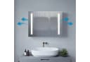 AQUABATOS Spiegelschrank Bad mit Beleuchtung LED 80x60 cm Bild 1