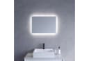 AQUABATOS LED Badspiegel Silber mit Touch-Sensor und Anti-Beschlag Bild 2