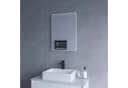 AQUABATOS LED Badspiegel Silber mit Touch-Sensor und Anti-Beschlag Bild 4