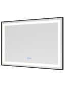 AQUABATOS Badspiegel LED Beleuchtung 100x70cm Touch-Schalter Dimmbar Bild 5