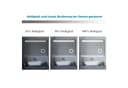 AQUABATOS Badspiegel 100x70 cm LED Beleuchtung Bluetooth Bild 4