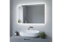 AQUABATOS Badspiegel mit LED-Beleuchtung Silber Touch-Sensor Bild 3