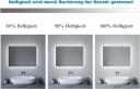 AQUABATOS LED-Lichtspiegel Bad Spiegel mit Beleuchtung Kaltweiß 6400K, Dimmbar, Beschlagfrei Bild 4