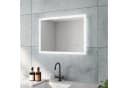 AQUABATOS LED-Badspiegel mit Touch-Schalter und Anti-Fog Bild 1