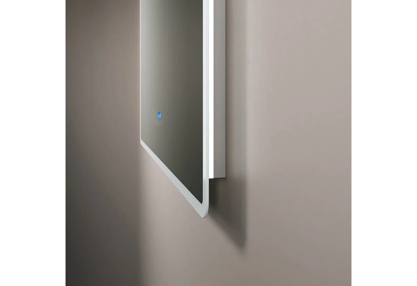 AQUABATOS Badspiegel LED Beleuchtung Touch Beschlagfrei Kaltweiß 6400K Dimmbar Spiegelheizung IP44 - Bild 3