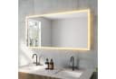 AQUABATOS LED Badspiegel mit Beleuchtung und Touch-Schalter Silber Bild 1