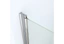 AQUABATOS Eckdusche CANNES rahmenlos 5mm ESG Glas Bild 5