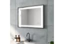 AQUABATOS Badspiegel LED mit Touch-Sensor und Anti-Beschlag-Funktion 80x60 cm Bild 2
