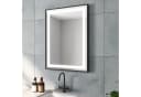 AQUABATOS Badspiegel LED mit Touch-Sensor und Anti-Beschlag-Funktion 80x60 cm Bild 3