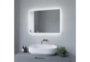 AQUABATOS LED Badspiegel 80x60cm mit Beleuchtung, Dimmbar & Touch Schalter Bild 2
