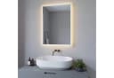 AQUABATOS LED Badspiegel 80x60cm mit Beleuchtung, Dimmbar & Touch Schalter Bild 3
