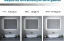AQUABATOS LED Badspiegel 80x60cm mit Beleuchtung, Dimmbar & Touch Schalter Bild 5