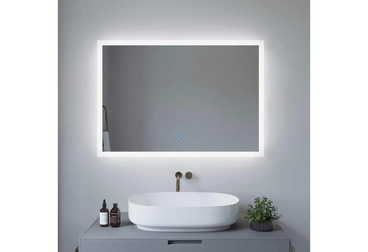AQUABATOS LED-Lichtspiegel 100x70 cm mit Beleuchtung - Bild 2