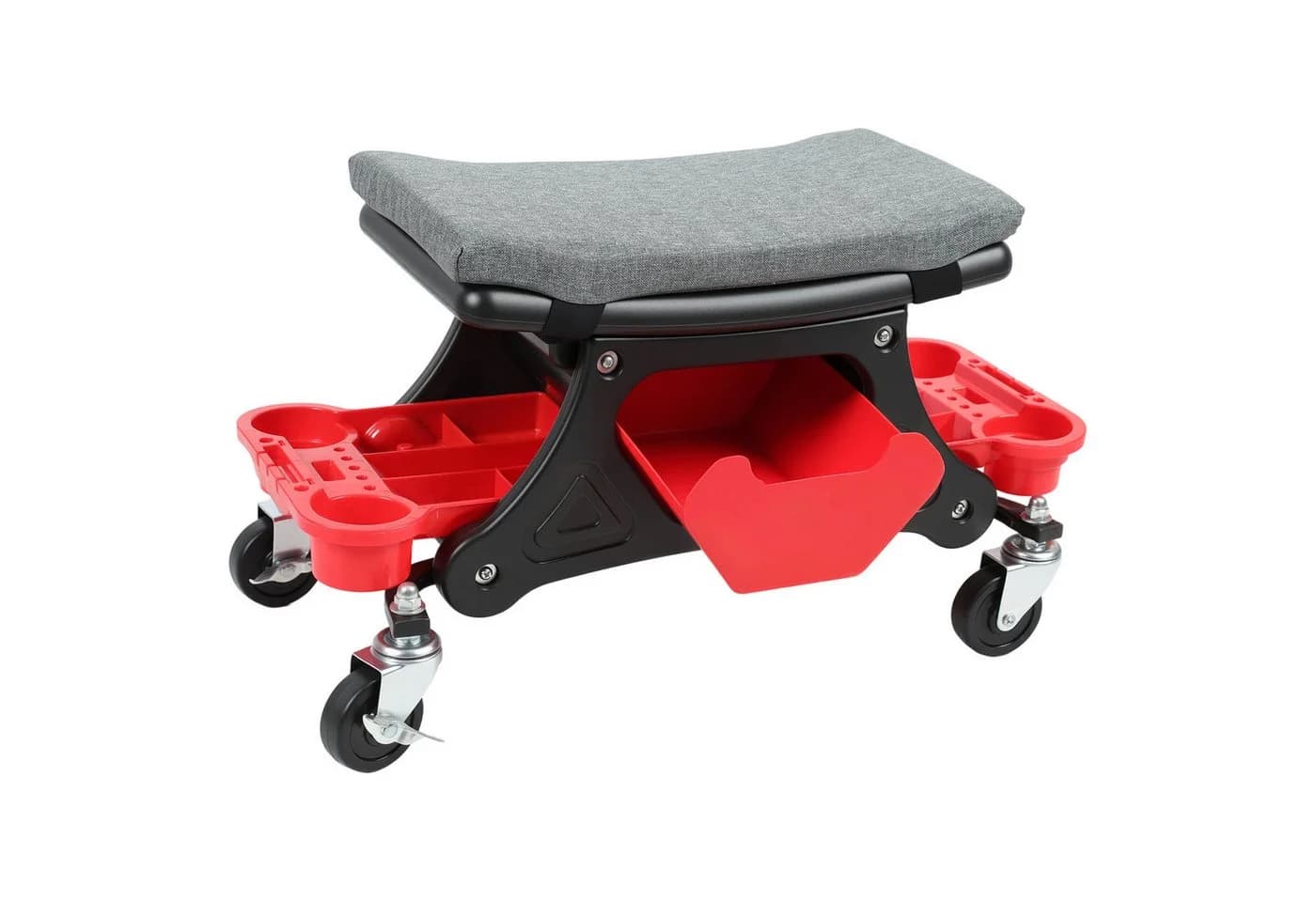 Clanmacy Werkstattwagen Rollhocker 185kg Belastbar mit Rollen - Bild 2